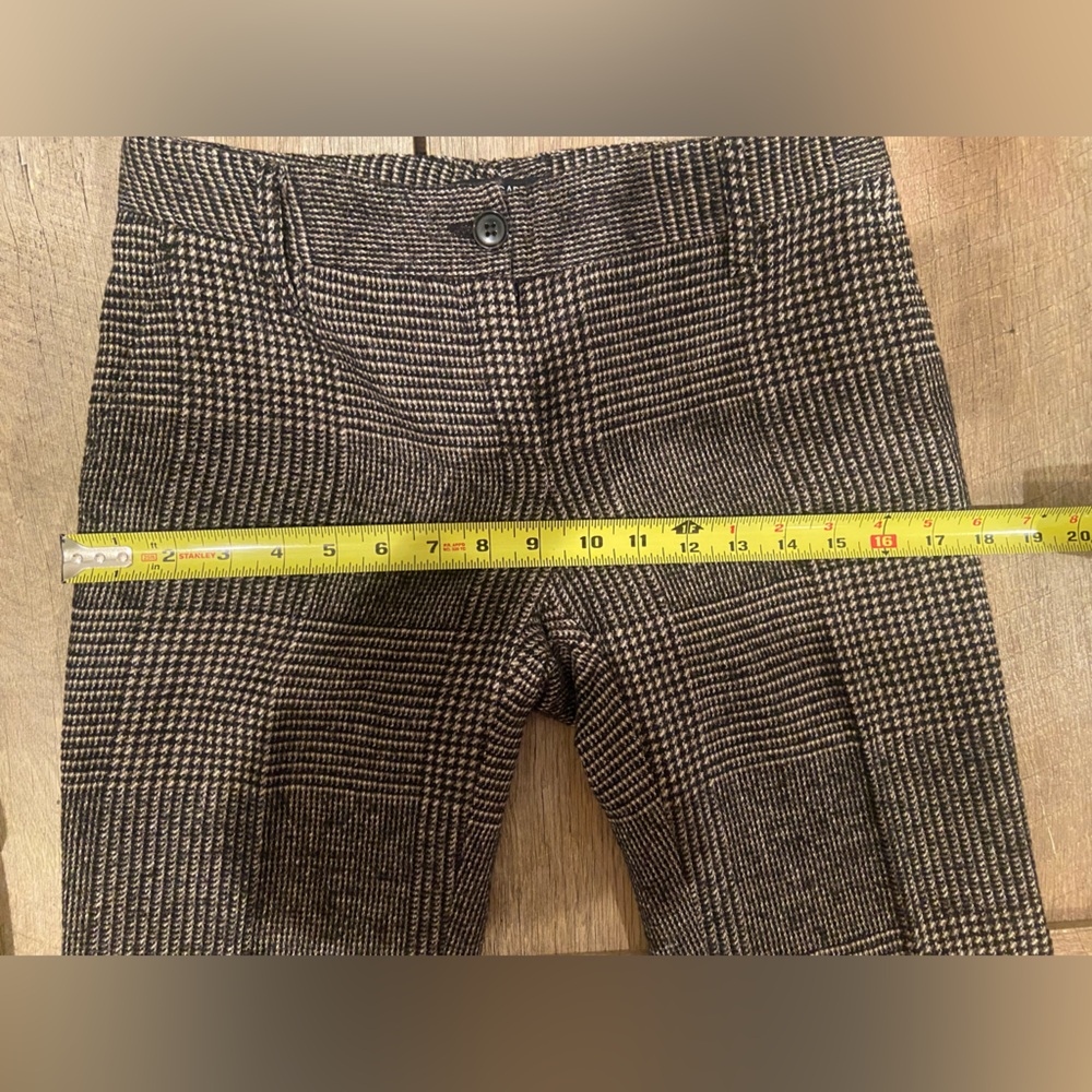 Dolce & Gabbana Wool Plaid Suit Y2K Cropped Blazer Flare Pants Made in Italy - Picture 10 of 16
